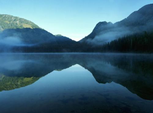 quiet mountain lake